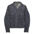 LEE Womens Blue Denim Jacket M Cotton Blend Classic Button Closure Casual