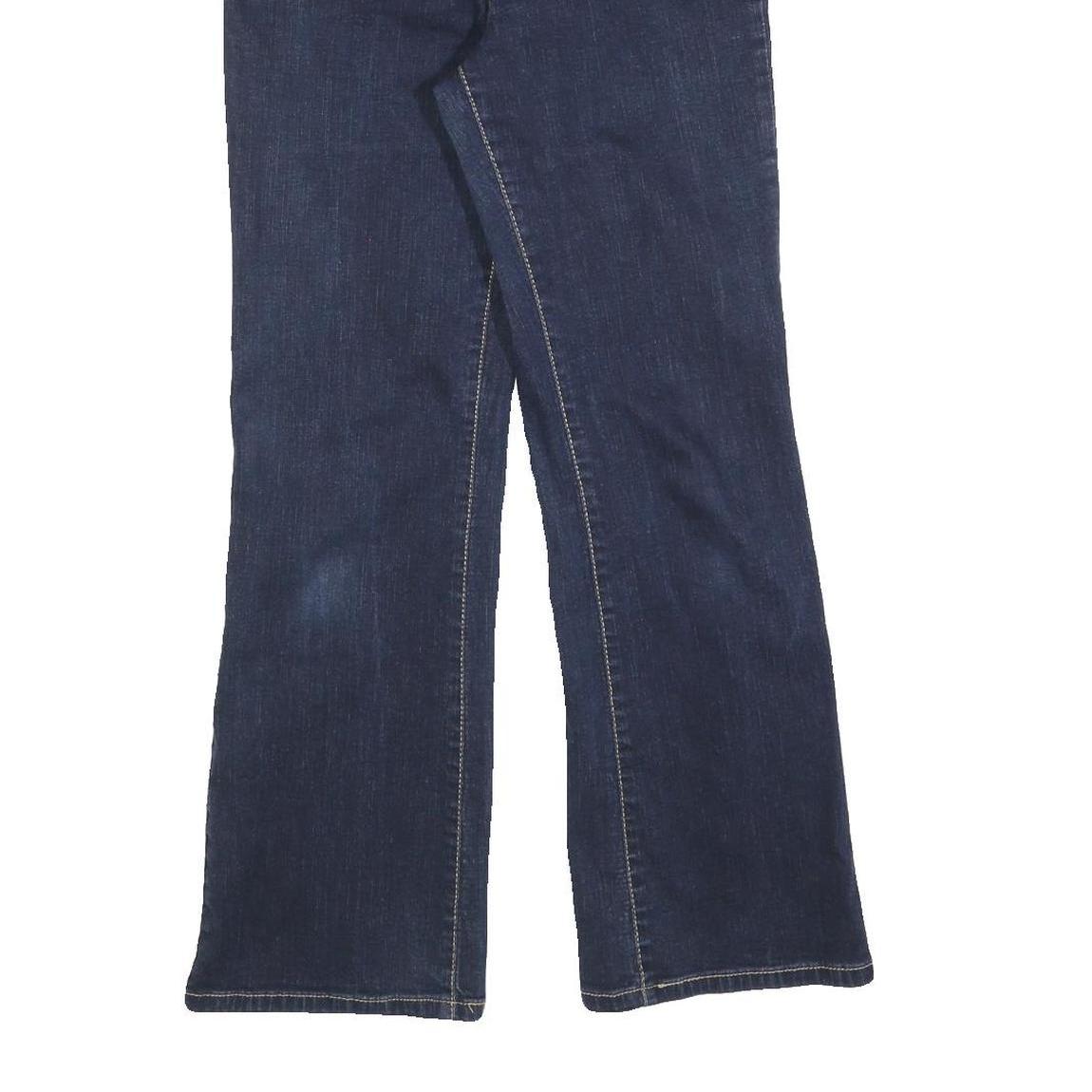 LEVI'S Womens 512 Bootcut Regular Fit Denim Dark Blue Jeans W28 L28 Stretch