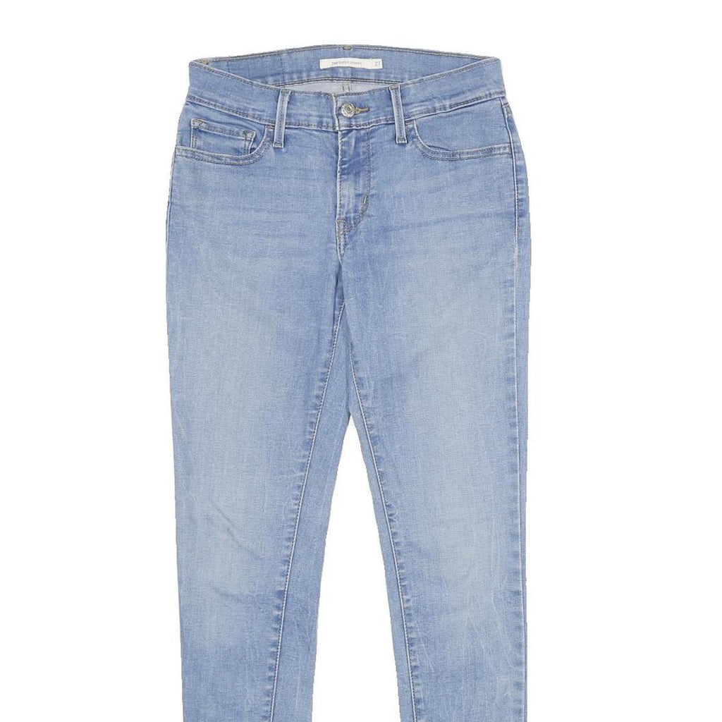 LEVI'S 710 Super Skinny Womens Jeans Blue Slim Skinny Denim Light W27 L30