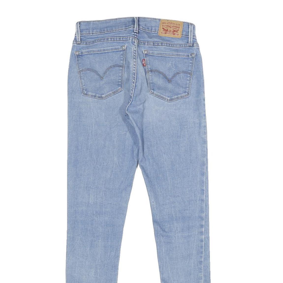 LEVI'S 710 Super Skinny Womens Jeans Blue Slim Skinny Denim Light W27 L30