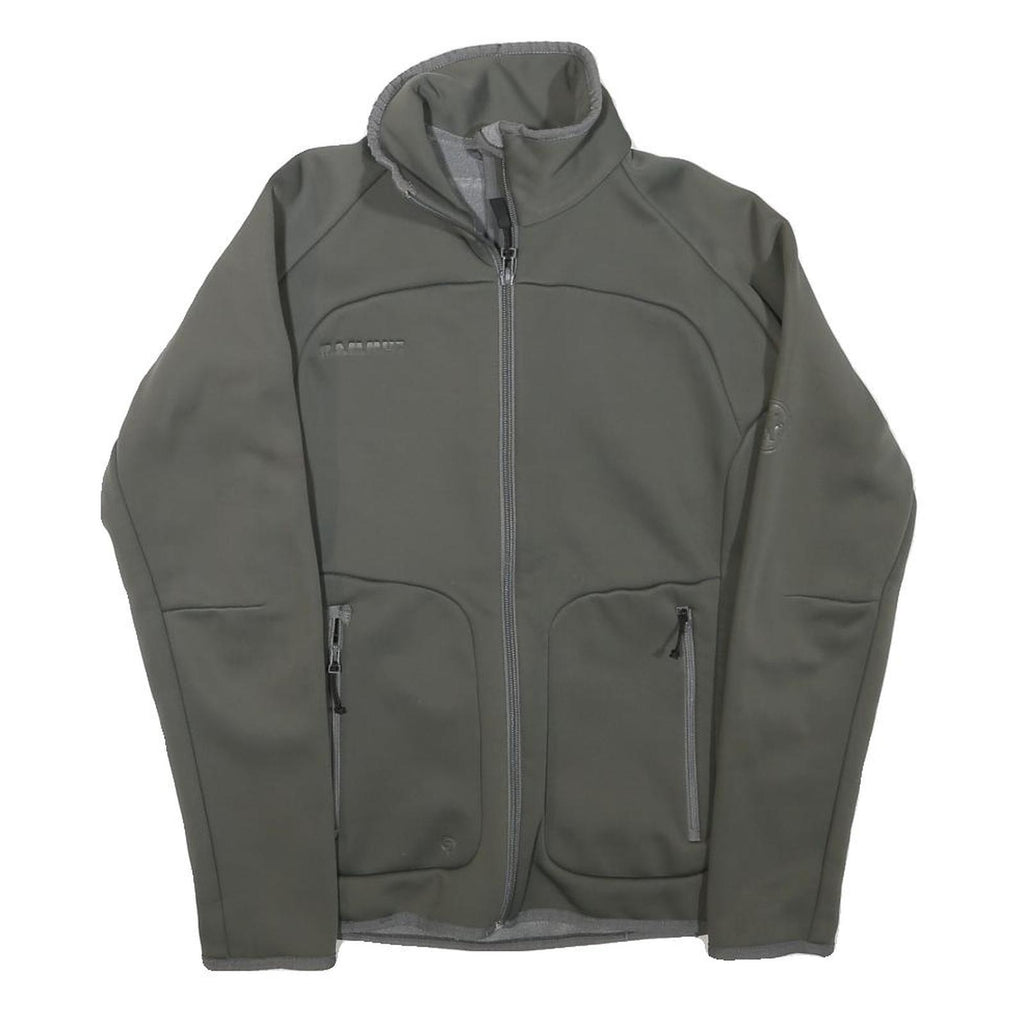 MAMMUT Womens Grey Jacket XS Polyester Blend Zip Outdoor Casual Light Layer