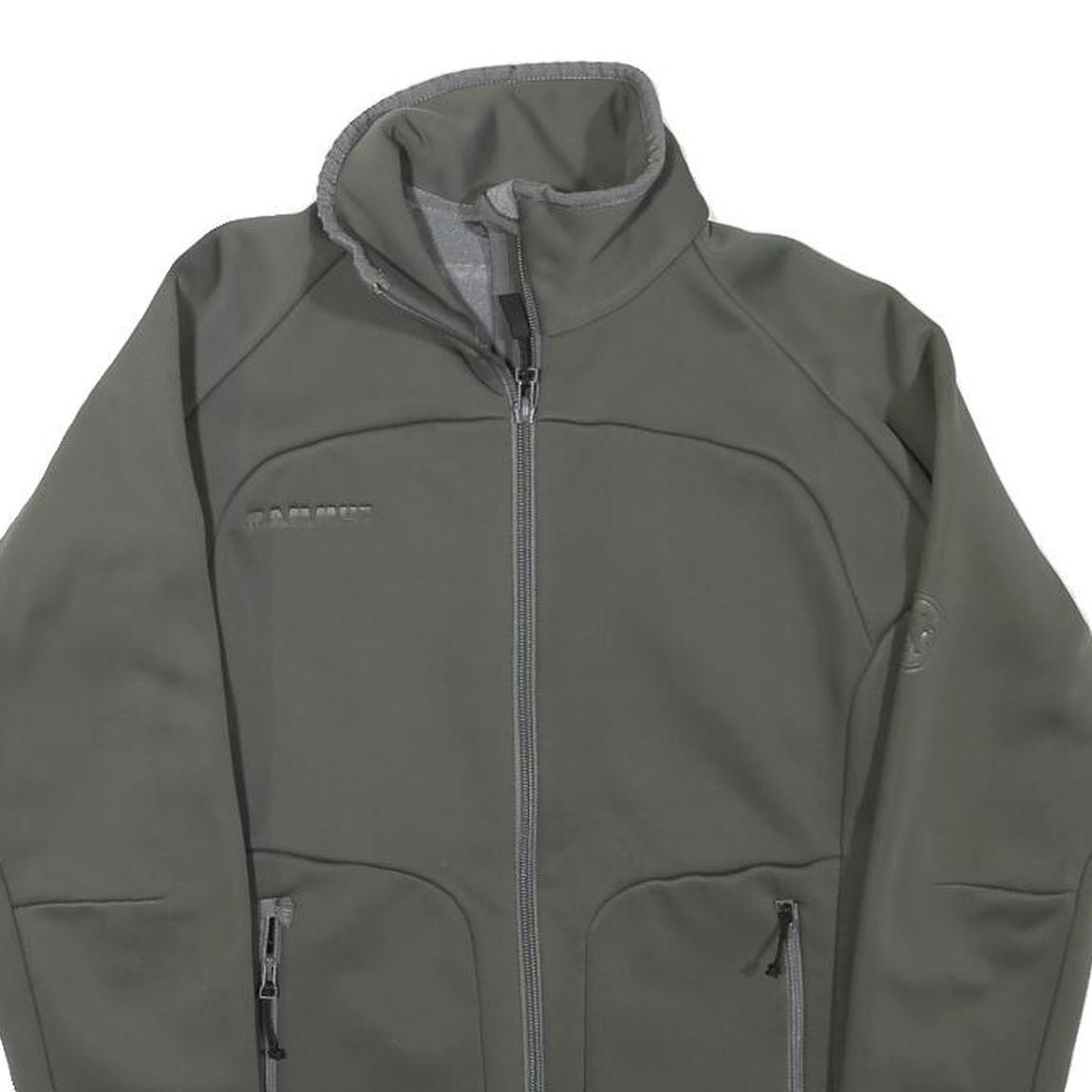 MAMMUT Womens Grey Jacket XS Polyester Blend Zip Outdoor Casual Light Layer