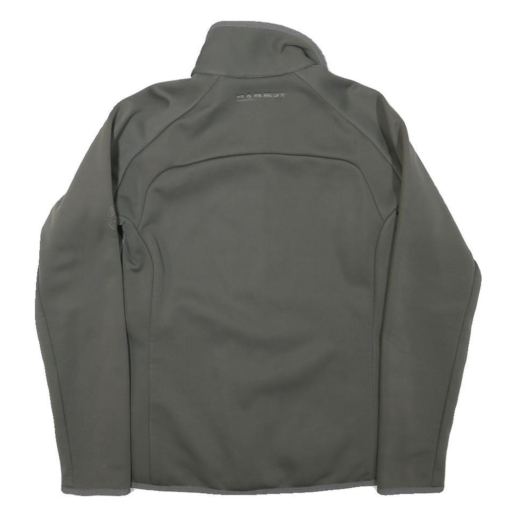 MAMMUT Womens Grey Jacket XS Polyester Blend Zip Outdoor Casual Light Layer