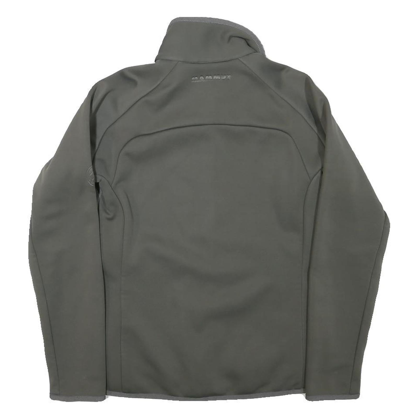 MAMMUT Womens Grey Jacket XS Polyester Blend Zip Outdoor Casual Light Layer