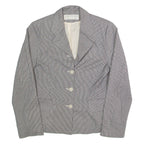 JACQUELINE DE YOUNG Womens Blazer Jacket Black 90s Houndstooth S