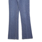 DKNY Womens Blue Regular Fit Flared Denim Medium Wash Jeans W28 L30 Stylish