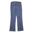 DKNY Womens Blue Regular Fit Flared Denim Medium Wash Jeans W28 L30 Stylish