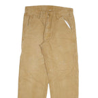 CARHARTT Mens Jeans Beige Regular Straight Denim W30 L28 Workwear Durable Cotton