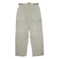 BURTON Mens Cotton Blend Beige Regular Fit Straight Leg Trousers W30 L29 Casual