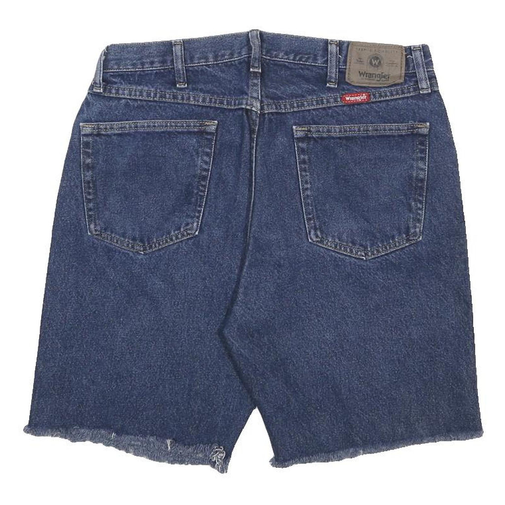 WRANGLER Mens Shorts Blue Denim Cut-Off M W32 Casual Summer Style