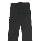 DICKIES Womens Black Regular Fit Straight Leg Trousers W32 L32 Workwear