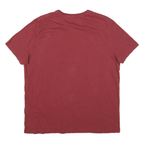 NAUTICA Mens Red Cotton Blend Pocket T-Shirt XL Short Sleeve Crew Neck Casual