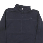 THE NORTH FACE Mens Black Outdoor Pullover Plain Crew Neck Polyester Blend