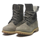 TIMBERLAND Womens Premium Lace-Up Ankle Boots Grey & Black Synthetic UK 4.5