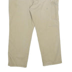 CARHARTT Mens Cotton Blend Beige Relaxed Fit Straight Trousers W42 L30 Workwear