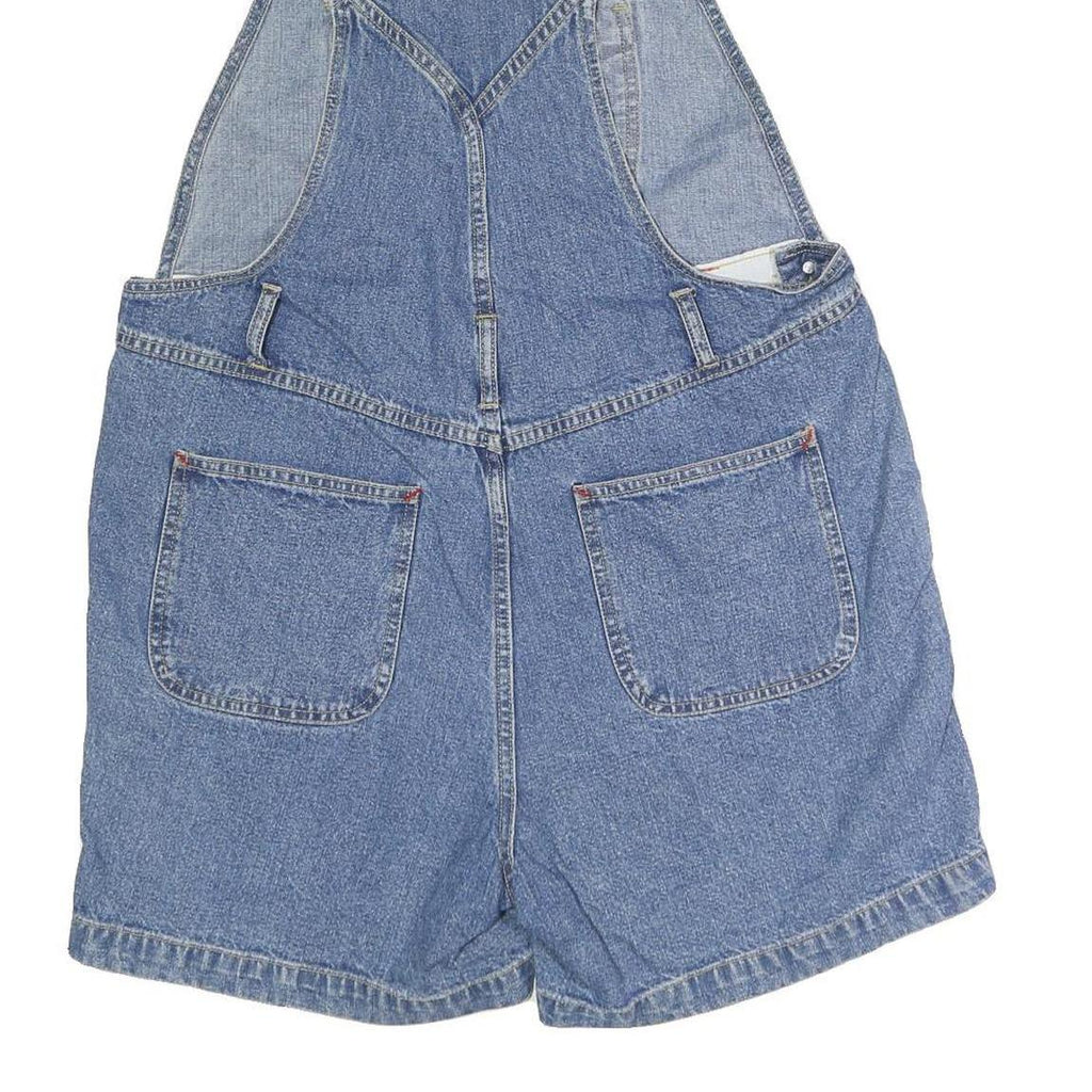 NORTHCREST Womens Blue Cotton Denim Dungarees Regular M W36 L34 Casual Retro