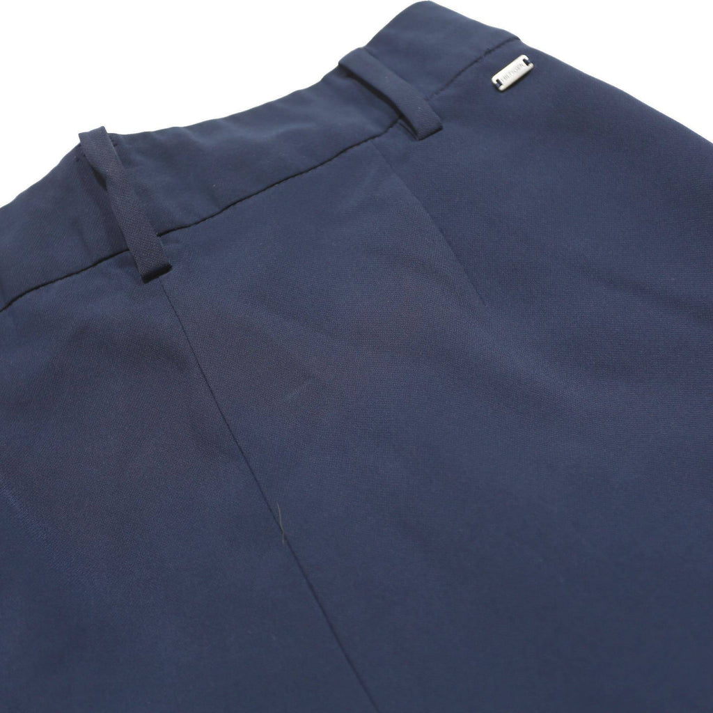 TOMMY HILFIGER Womens Polyester Blend Navy Loose Wide-Leg Trousers W24 L20