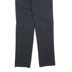 DICKIES Mens Cotton Blend Navy Slim Straight Trousers W28 L30 Workwear Casual