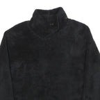 WOOLRICH Womens Black Plain Pullover Jumper Crew Neck M Soft Warm