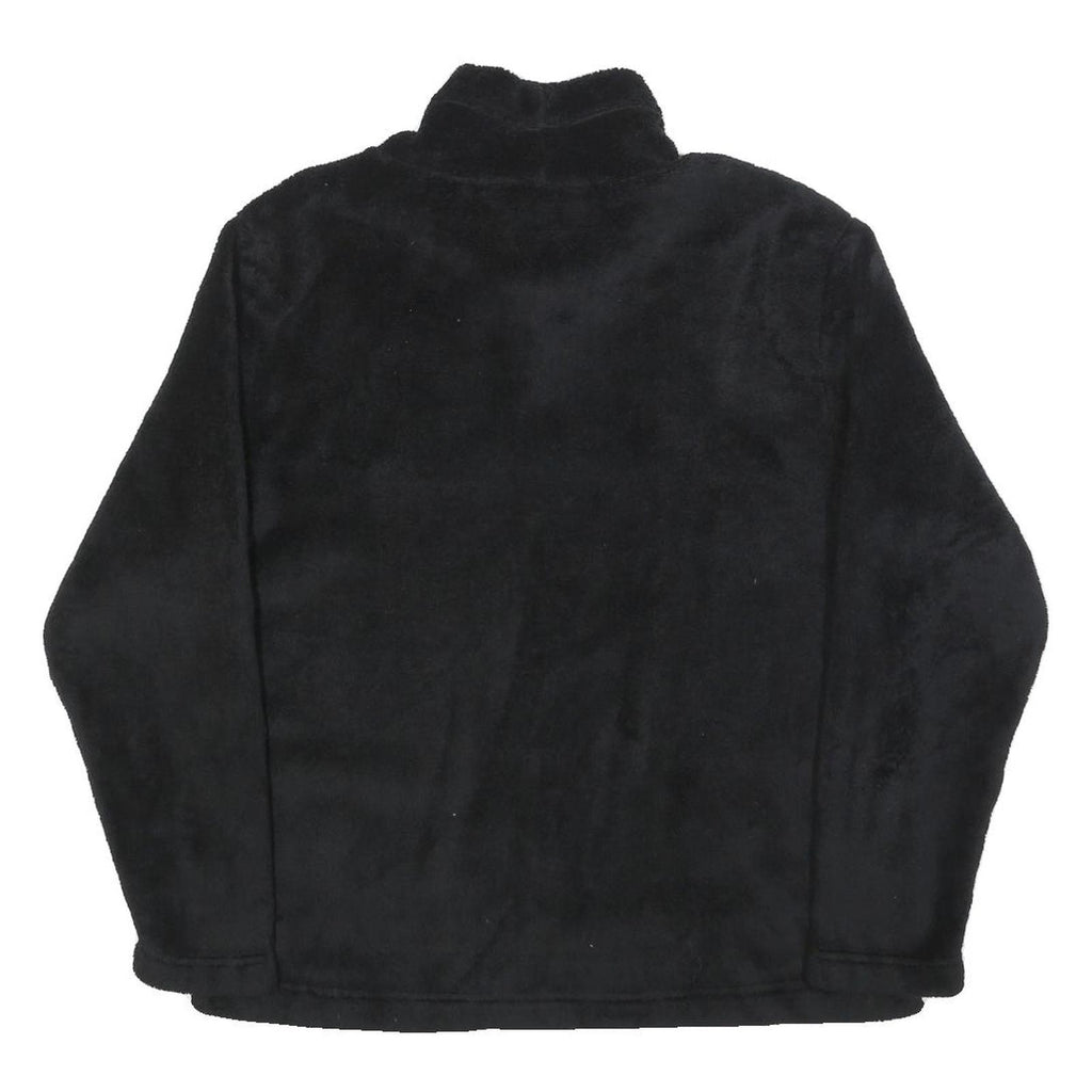 WOOLRICH Womens Black Plain Pullover Jumper Crew Neck M Soft Warm