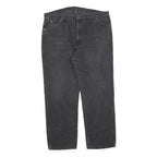 DICKIES Mens Regular Fit Black Denim Jeans Cotton Blend Zip W40 L32 Comfortable