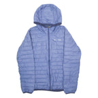 COLUMBIA Womens Puffer Jacket Blue Hooded L