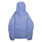 COLUMBIA Womens Puffer Jacket Blue Hooded L