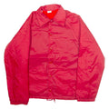 Sherpa Lined Mens Coach Jacket Red S