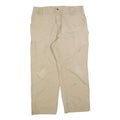 CARHARTT Mens Cotton Blend Beige Relaxed Straight Trousers W38 L28 Workwear