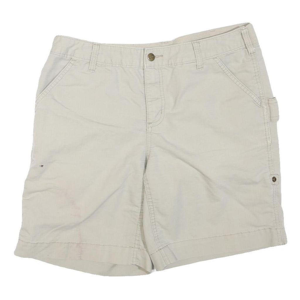 CARHARTT Mens Shorts Beige L W36 Casual Cotton Blend Workwear