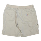 CARHARTT Mens Shorts Beige L W36 Casual Cotton Blend Workwear