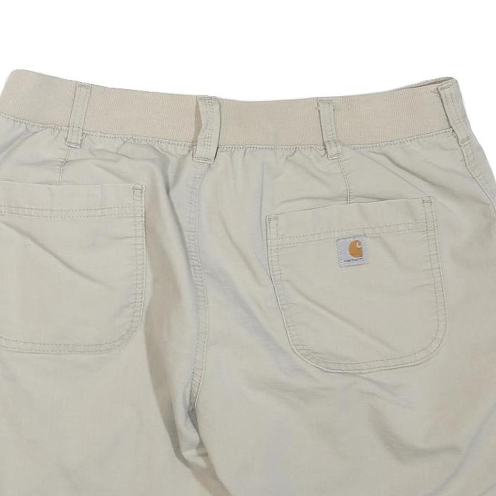 CARHARTT Mens Shorts Beige L W36 Casual Cotton Blend Workwear