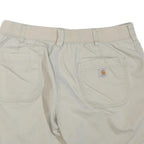 CARHARTT Mens Shorts Beige L W36 Casual Cotton Blend Workwear