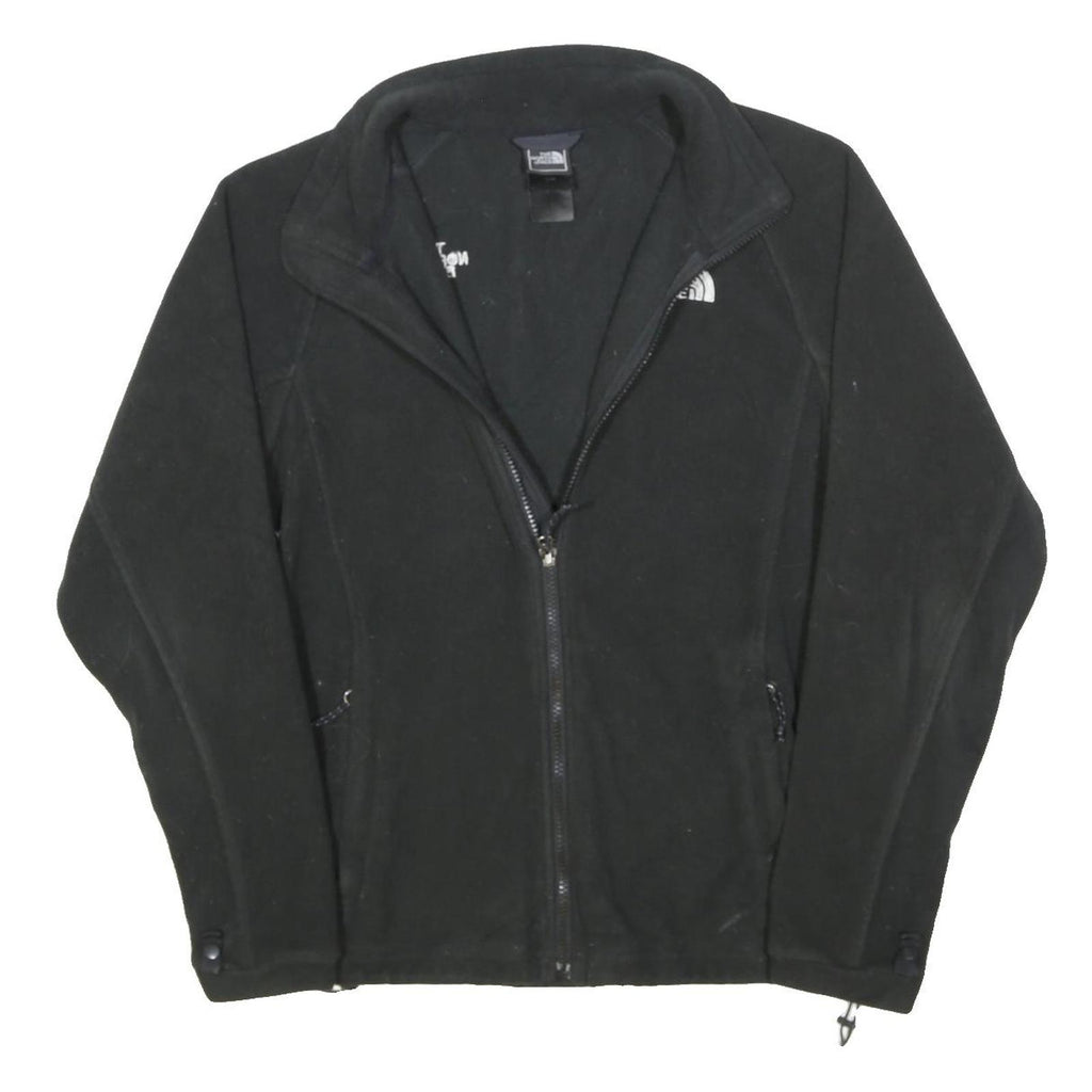 THE NORTH FACE Womens Black Fleece Jacket M Polyester Blend Zip Warm Comfort