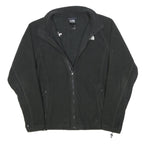 THE NORTH FACE Womens Black Fleece Jacket M Polyester Blend Zip Warm Comfort