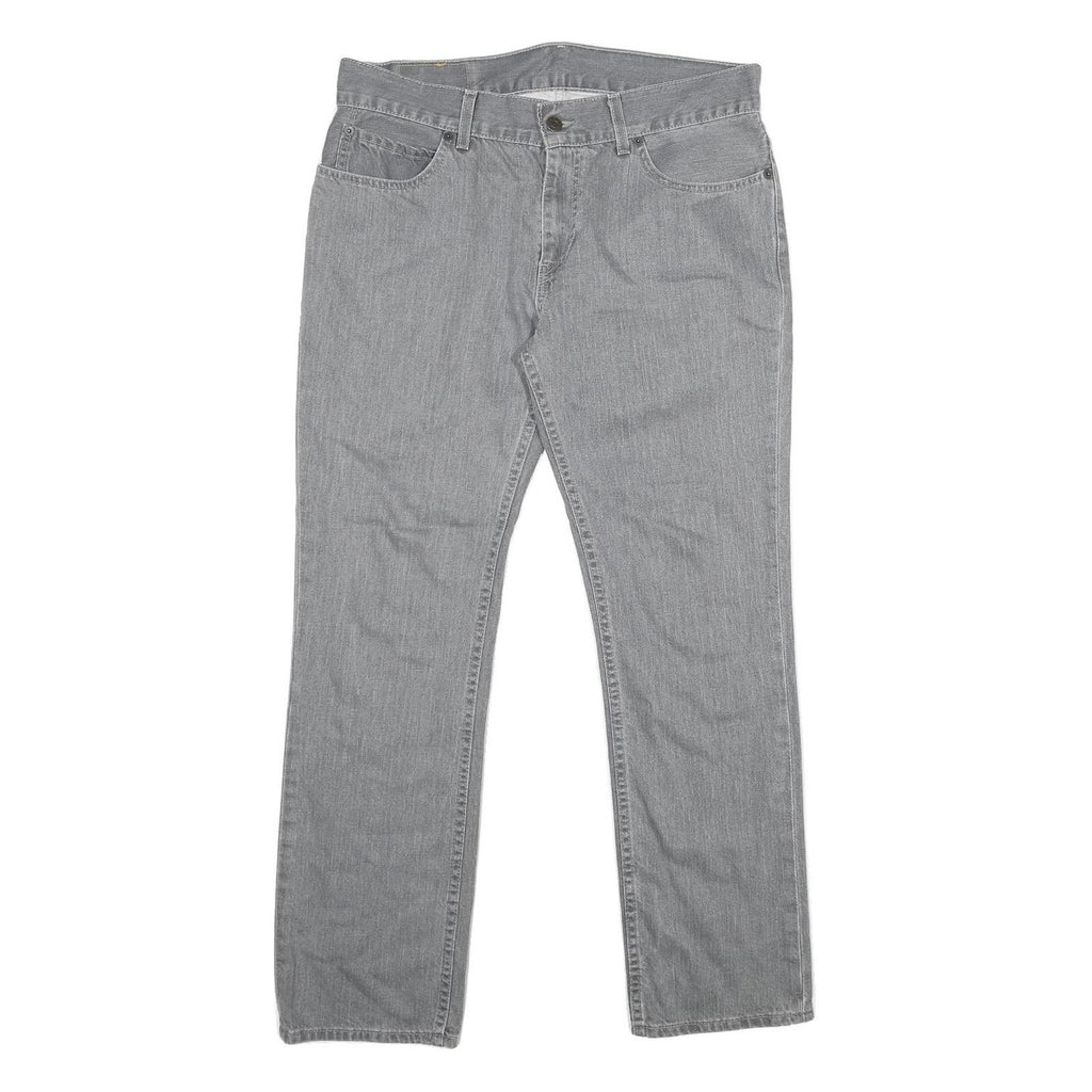 LEVI'S 511 Slim Mens Jeans Grey Slim Straight Denim Medium W34 L30 Classic Fit