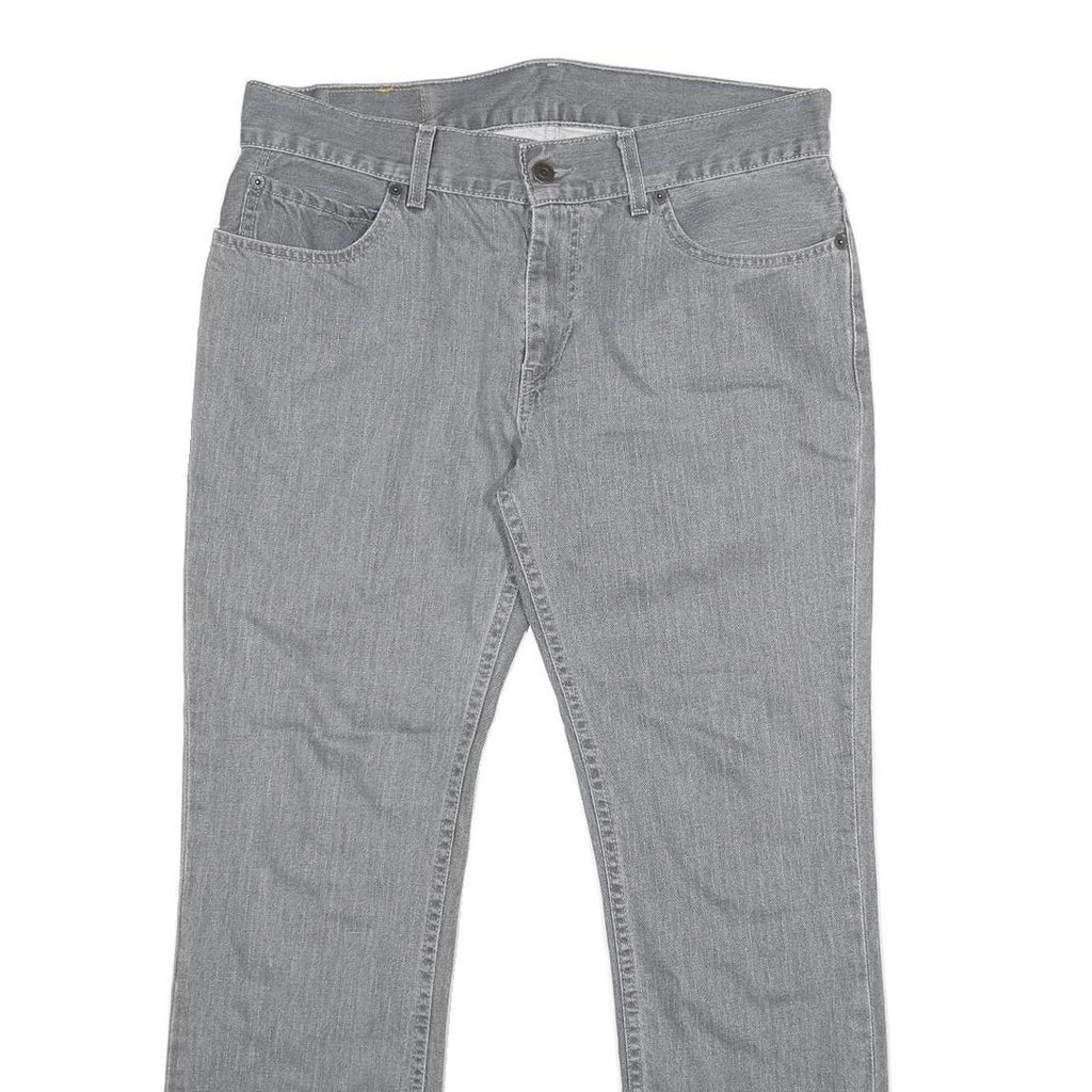 LEVI'S 511 Slim Mens Jeans Grey Slim Straight Denim Medium W34 L30 Classic Fit