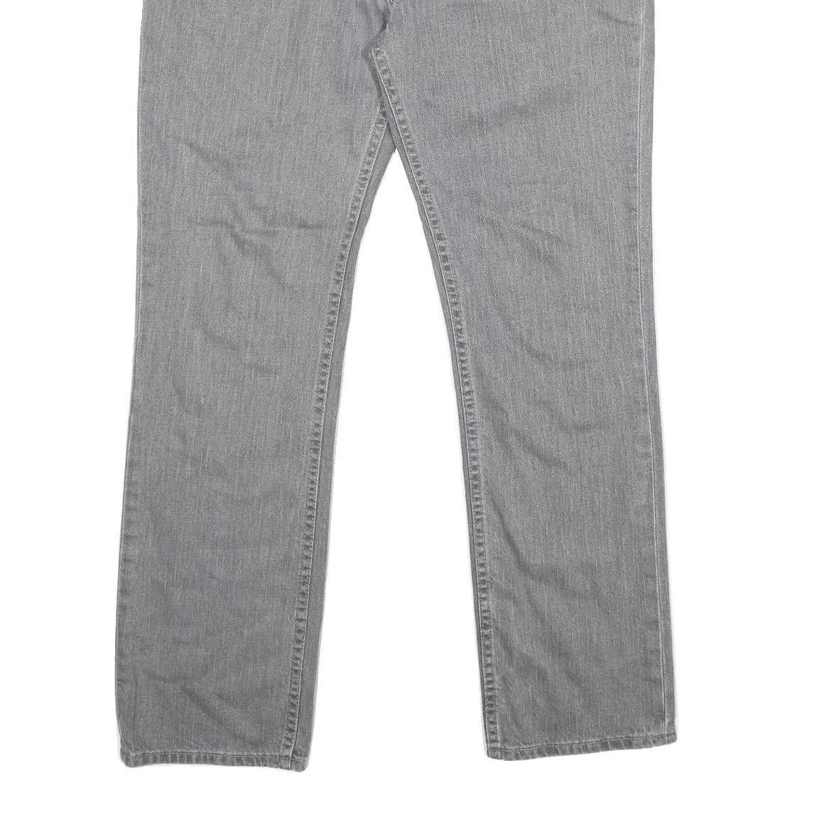 LEVI'S 511 Slim Mens Jeans Grey Slim Straight Denim Medium W34 L30 Classic Fit