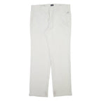ADIDAS Mens Trousers Beige Regular Straight W34 L32