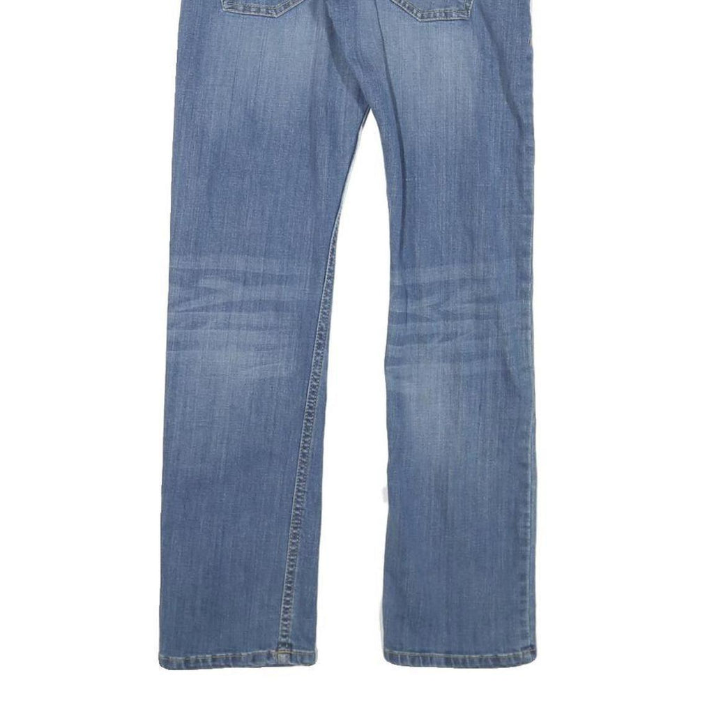 LEVI'S Womens Slim Blue Denim Jeans W26 L28 Zip Classic Fit Straight Plain