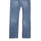 LEVI'S Womens Slim Blue Denim Jeans W26 L28 Zip Classic Fit Straight Plain