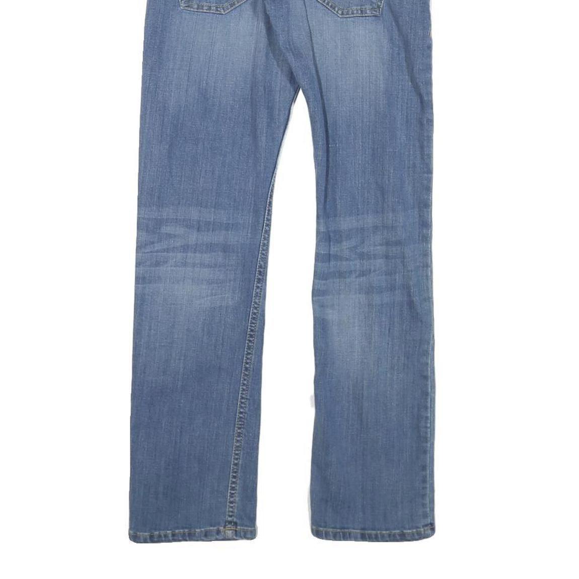 LEVI'S Womens Slim Blue Denim Jeans W26 L28 Zip Classic Fit Straight Plain