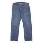 LEVI'S 501 BIG E Mens Jeans Blue Regular Straight Denim Medium W34 L30 Classic
