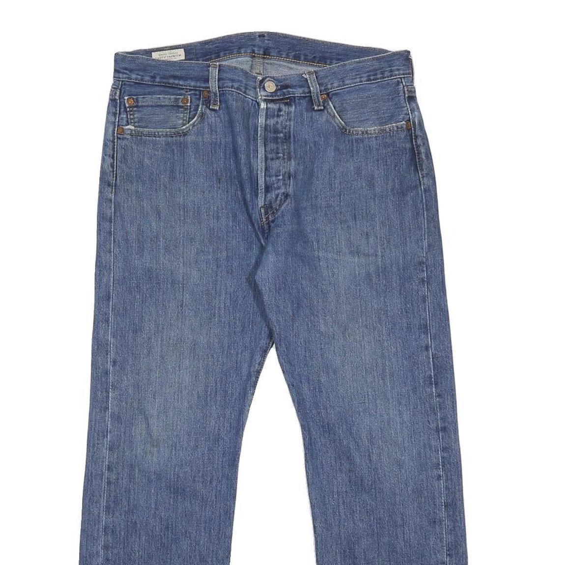 LEVI'S 501 BIG E Mens Jeans Blue Regular Straight Denim Medium W34 L30 Classic