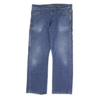 DICKIES Mens Regular Blue Denim Jeans W38 L30 Workwear Zip Closure Relaxed