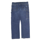 DICKIES Mens Regular Blue Denim Jeans W38 L30 Workwear Zip Closure Relaxed