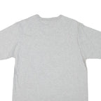 CHAMPION Mens Grey Colourblock Graphic T-Shirt L Short Sleeve Crew Neck