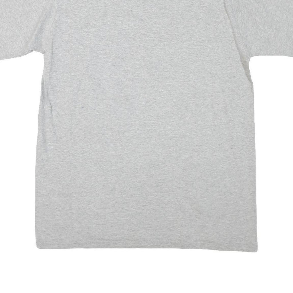 CHAMPION Mens Grey Colourblock Graphic T-Shirt L Short Sleeve Crew Neck