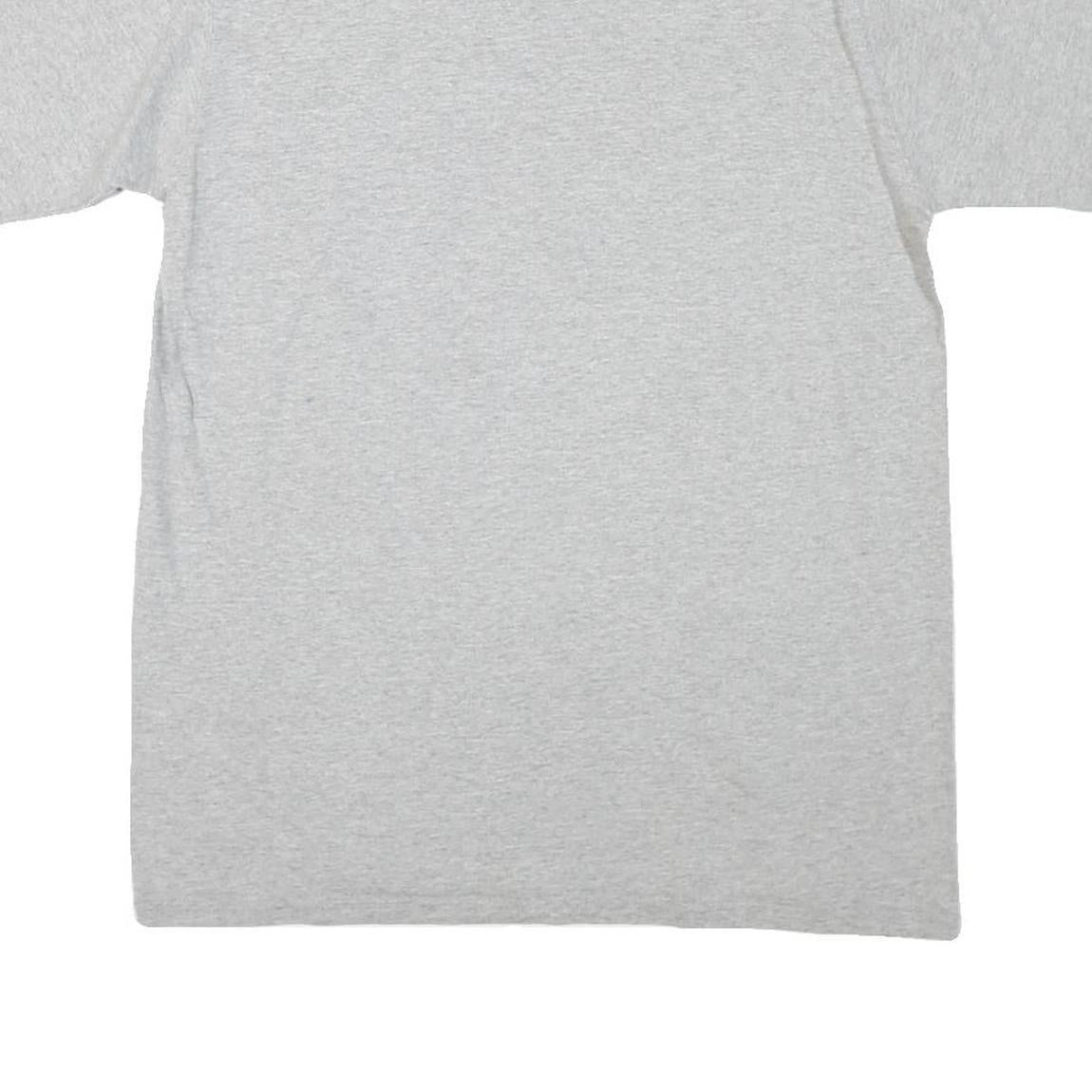 CHAMPION Mens Grey Colourblock Graphic T-Shirt L Short Sleeve Crew Neck