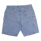 WRANGLER Mens Denim Blue Casual Cargo Shorts XL W40 Cotton Workwear